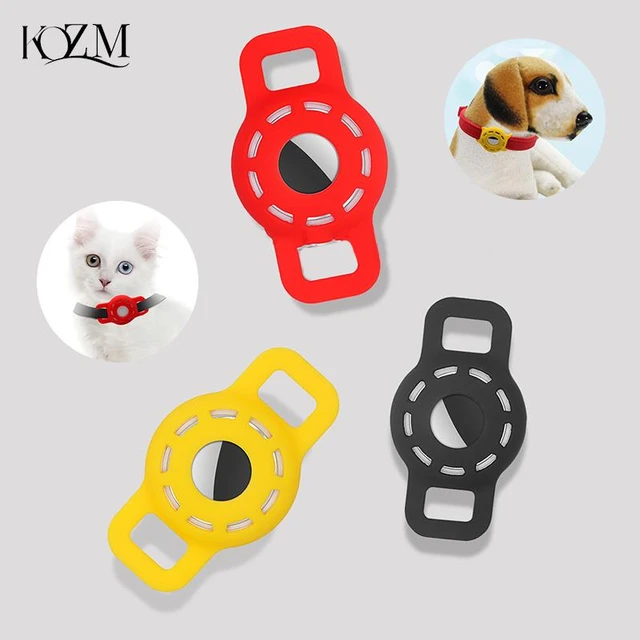 2 Piezas Soporte De Collar De Gato Airtag De Silicona Suave, Funda