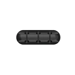 Silicone Desktop Cable Organizer and Management Clips for Wires and Accessories (3 Ports)