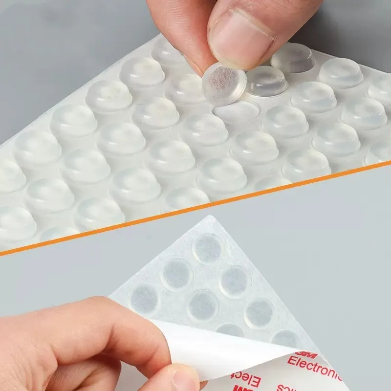 자체 접착 버퍼 패드 실리콘 도어 스토퍼 캐비닛 범퍼, 충격 방지 가구, 충돌 방지 패드, 벽 보호대, 1 장