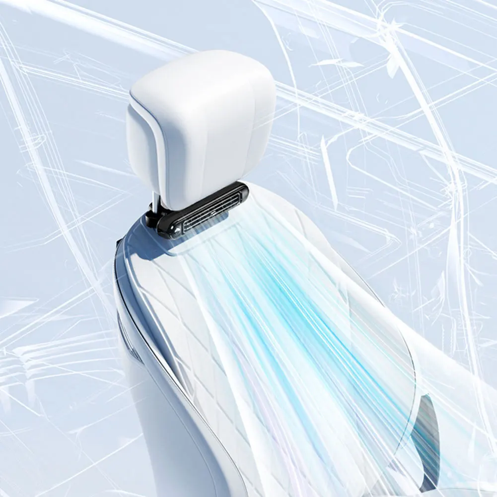 Car Seat Air Circulation Fan with Adjustable Wind Speeds