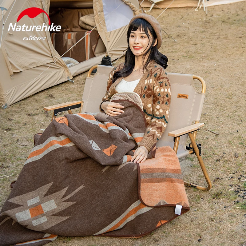Naturehike Outdoor Heated Cushion Winter Warm Graphene Heating Mat USB Charging Chair Pad Blanket Camping Home Periodic Time