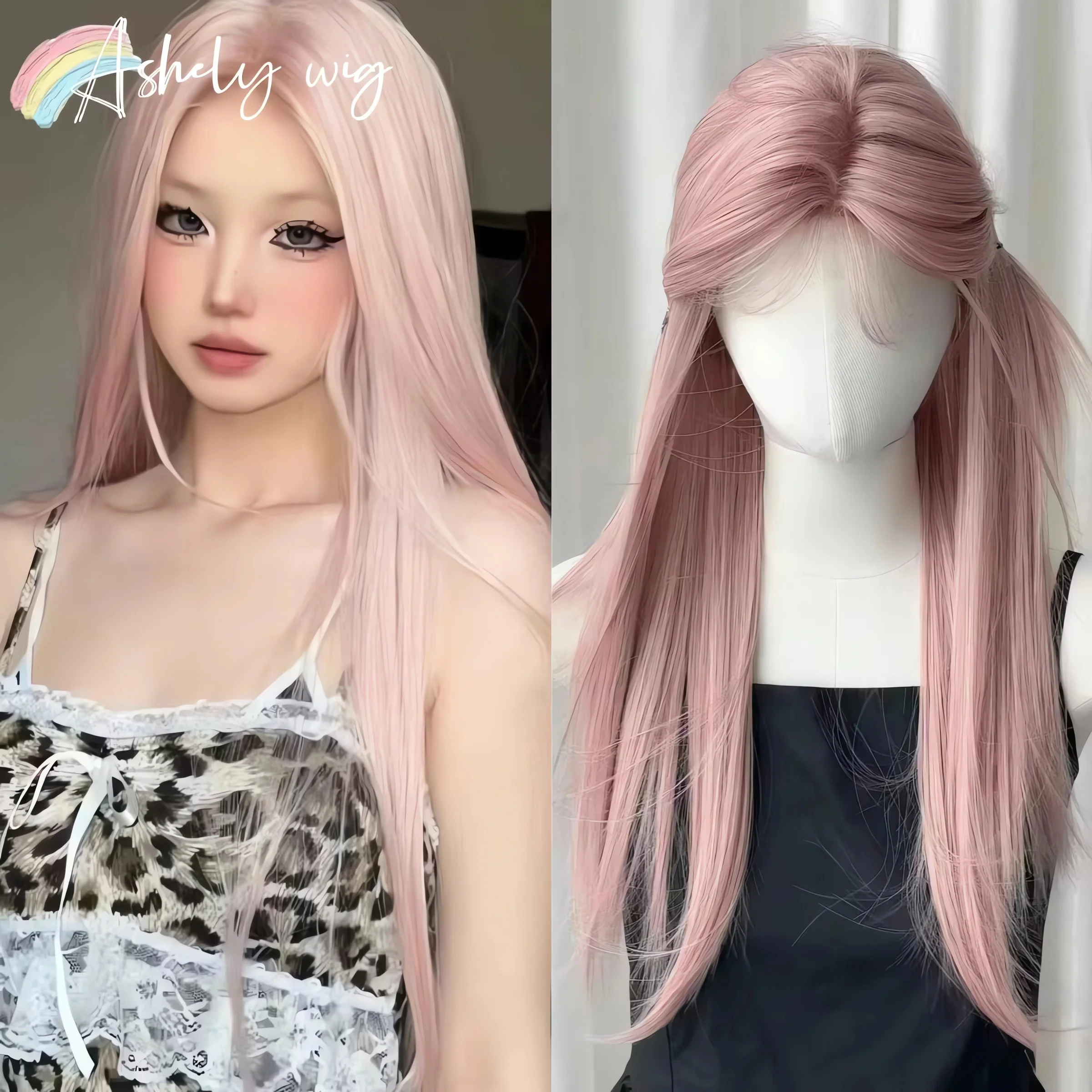 Review For Lolita Black Pink Wig Yv42343 main image 1