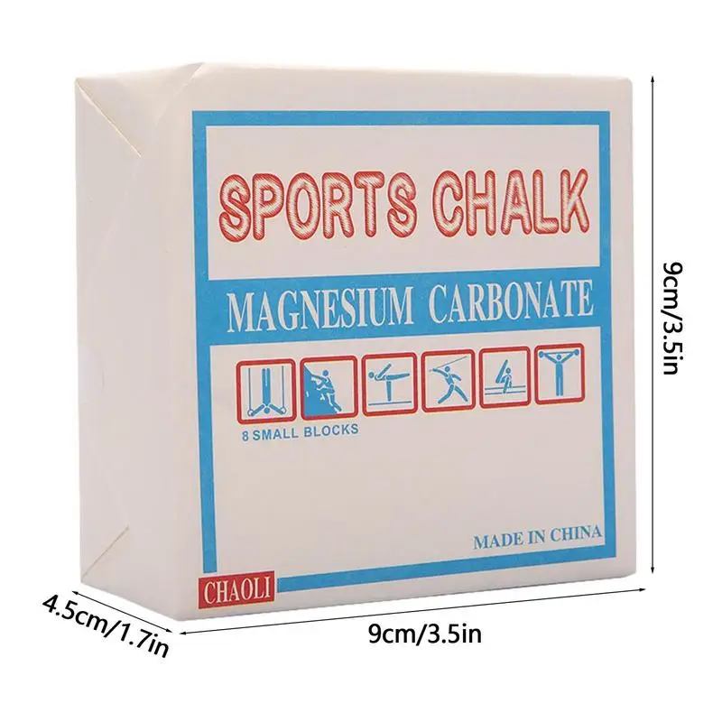 1Box Weight Lifting Sports Chalk Magnesium Gymnastic Sport Climbing Gym Magnesium Block Barbell Fitness Training 6