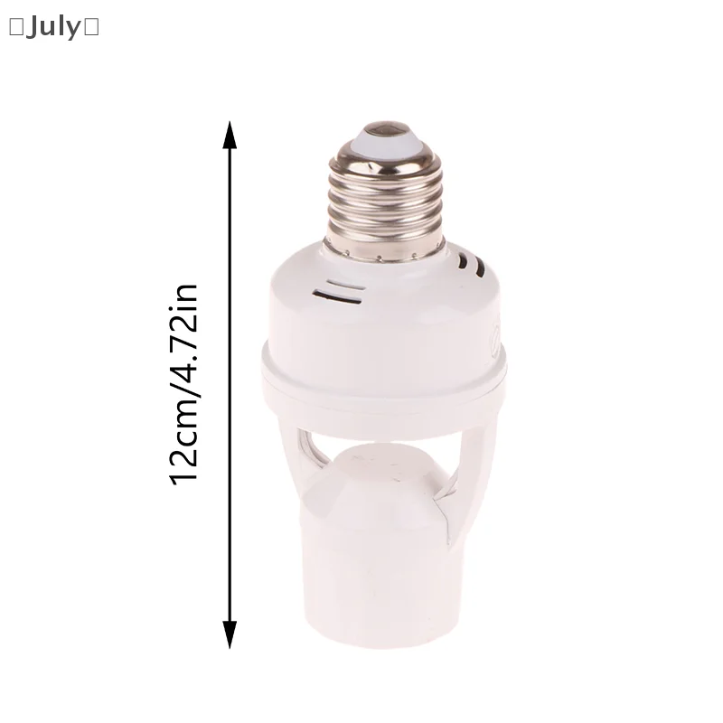 Smart Motion Sensor Light Bulb Holder E27 Socket With PIR Induction Sensor Adapter Lamp Base Converter Automatic LED Switch