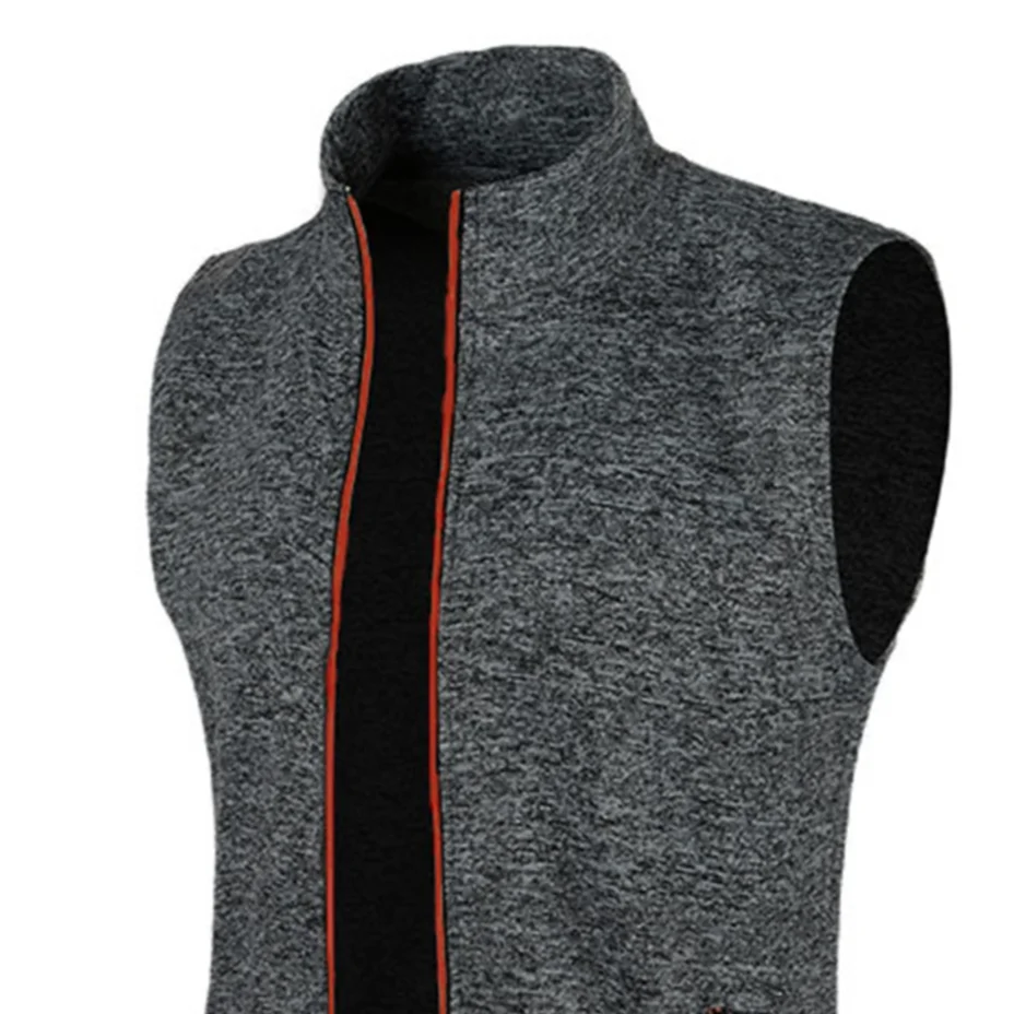 Autumn and Winter Men's Knitted Velvet Vest men sweater vests mens knitted vest Fashion Casual Top