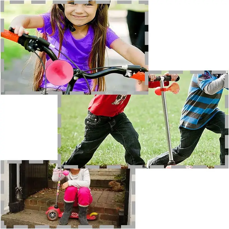 Children Bikes Loud Bell Bicycle Air Horn Safety Horn Road Bike Handlebar Bell Ring Kids Cycling Accessories Colorful Bells