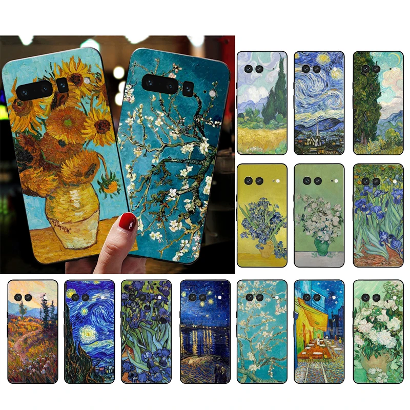 Custodia Per Telefono Per Google Pixel 7 Pro 7A 6A 6 Pro 5A 4A 3A Pixel 4 Xl Pixel 5 6 4 3 Xl 3A Xl 2 Xl Vincent Van Gogh Flower Painting
