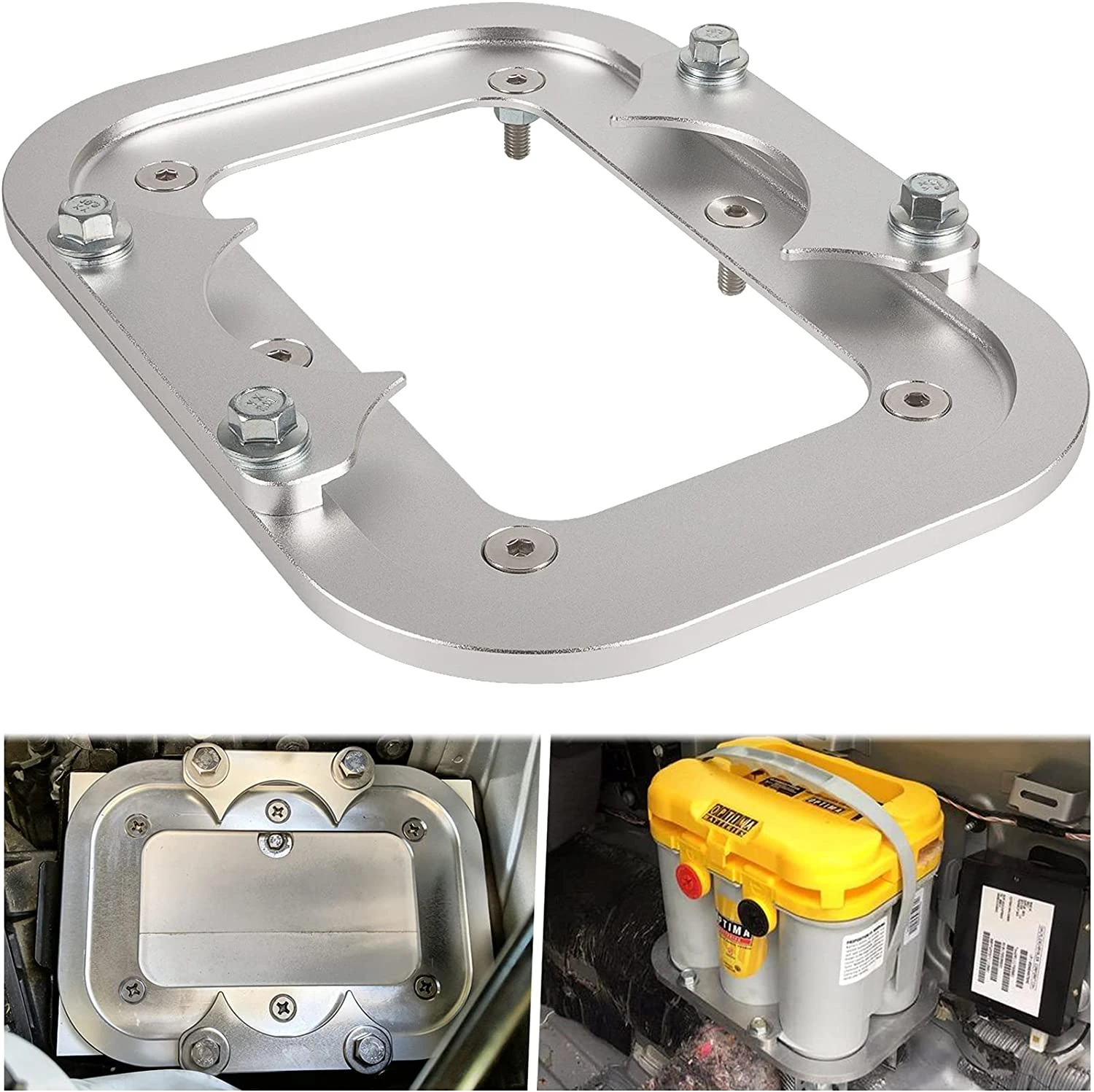 Teng Mile Billet Optima Battery Relocation Tray Hold Down Mount