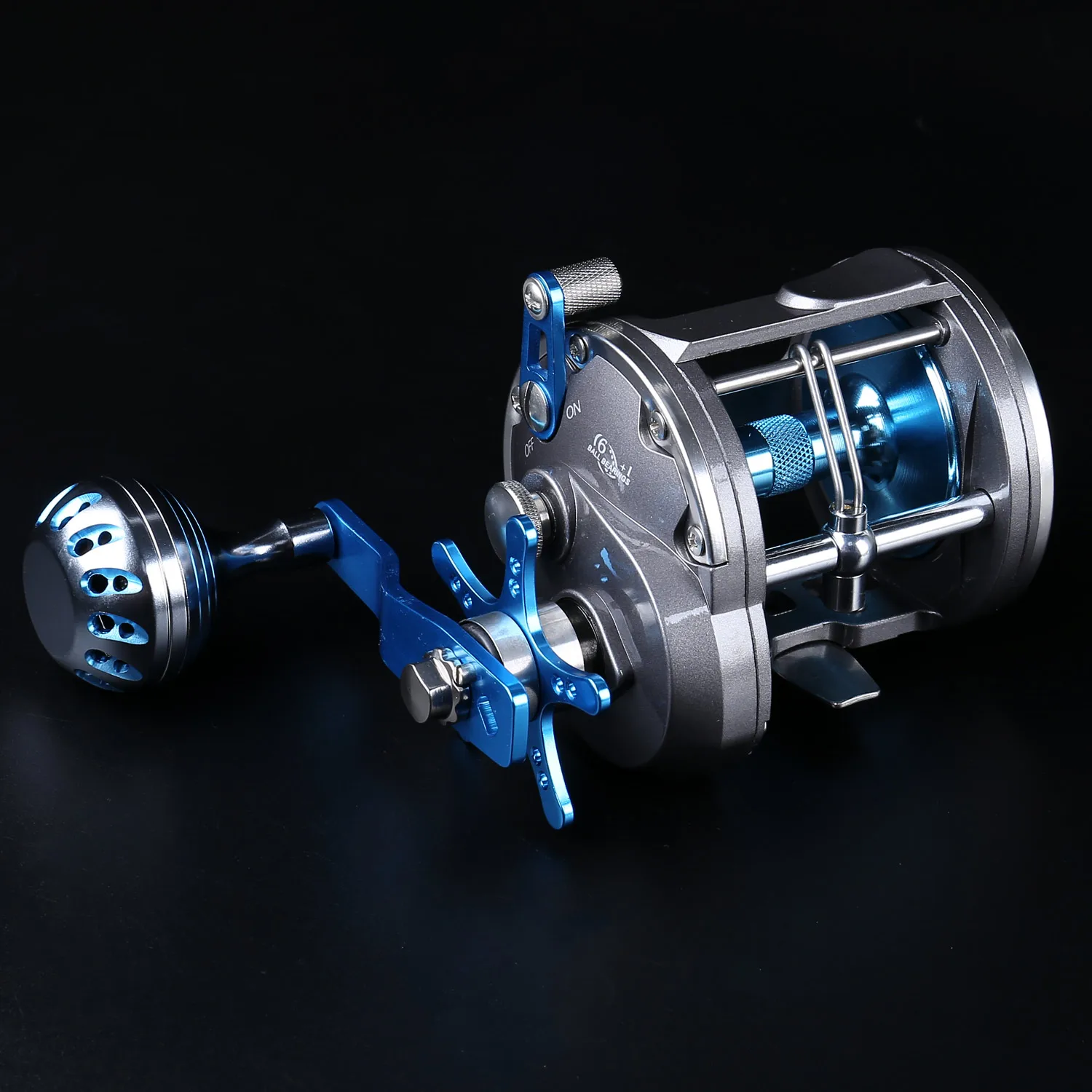 Burning Shark Trolling Reel Saltwater Level Wind Reels