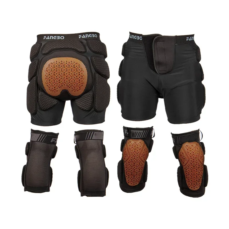 Adjustable Adult Sports Gear Shorts Snowboard Protection Hip Pads Short Ski Skate Anti-shock Knee Pads
