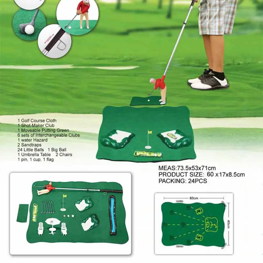 Plastic Golf Club Games Set, Plastic Parent-child Toy