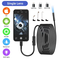 KERUI 2MP Waterproof Pipeline Inspection Camera - 3m (B-Single Lens)