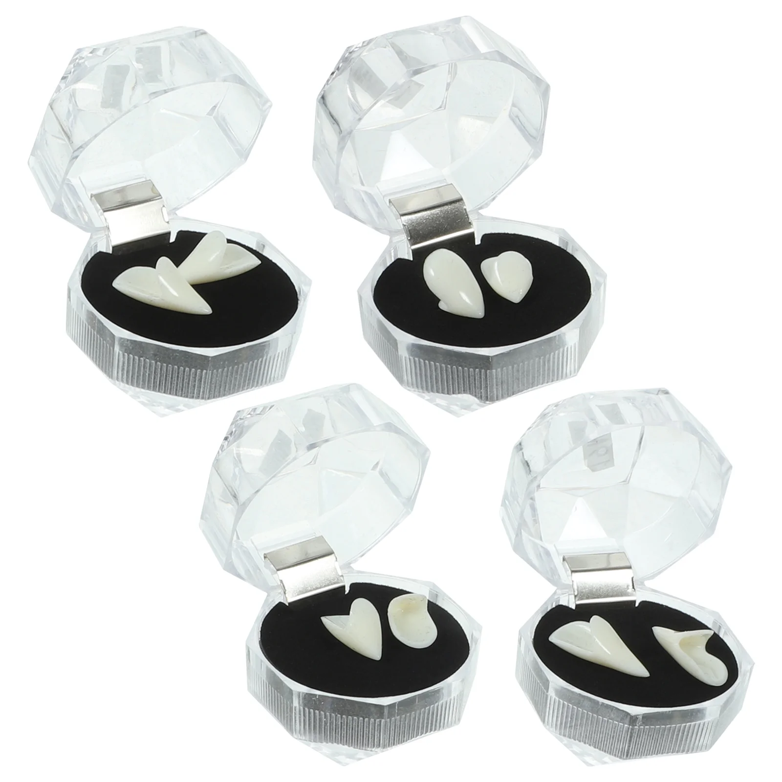 

4 Pairs Halloween New Arrival Vampire Teeth Prop Costumes Fangs Make up
