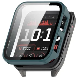 Garmin Venu x1 Full - Coverage Protective Watch Case - Durable Hard PC Frame with Integrated Glass Shield - Venu x1 (Pine needle green)