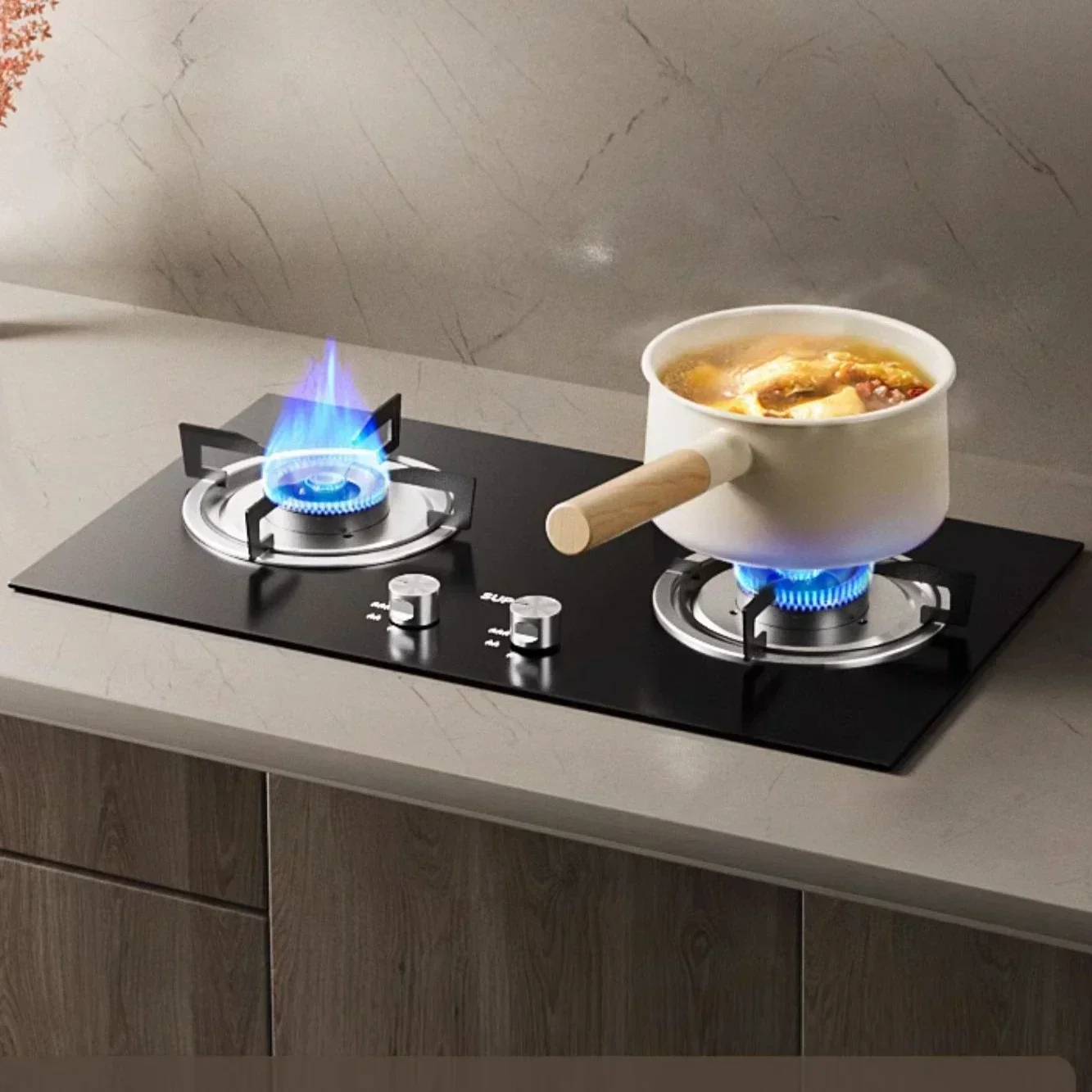 Supor MS29 Gas Stove - Double burner for household. Embedded design. Natural gas & liquefied gas compatible 4
