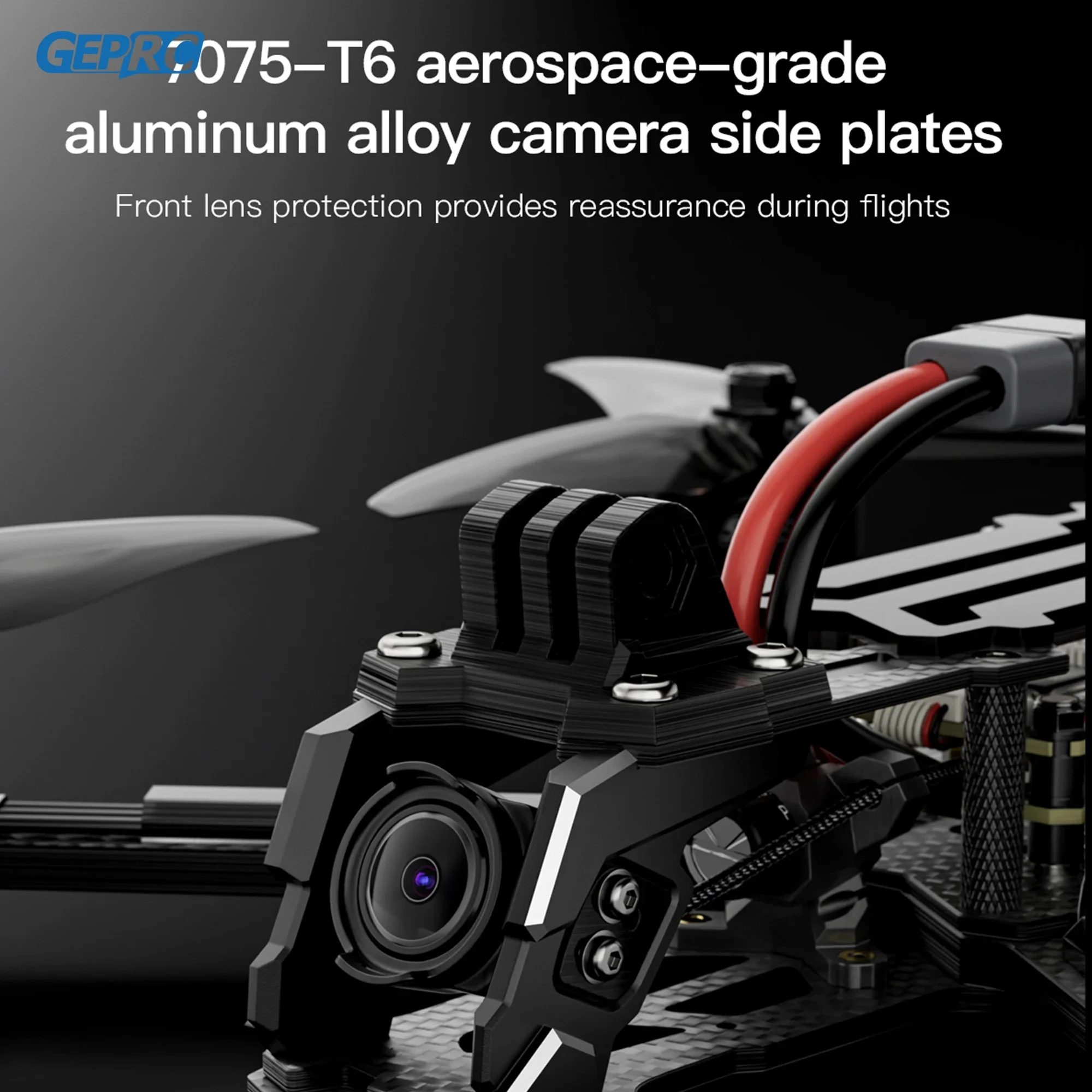 GEPRC Vapor-X6 Аналоговый FPV SPEEDX2 2407E 1750KV Двигатель 60A 4IN1 ESC Высокопроизводительный фристайл Grace RC Квадрокоптер Фристайл Дрон thumbnail 3