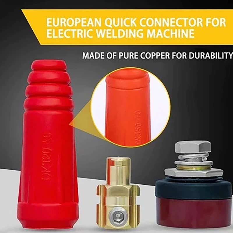 Exceptional Quick Fitting DKJ10-25 Cable Connector for European Welding Machines