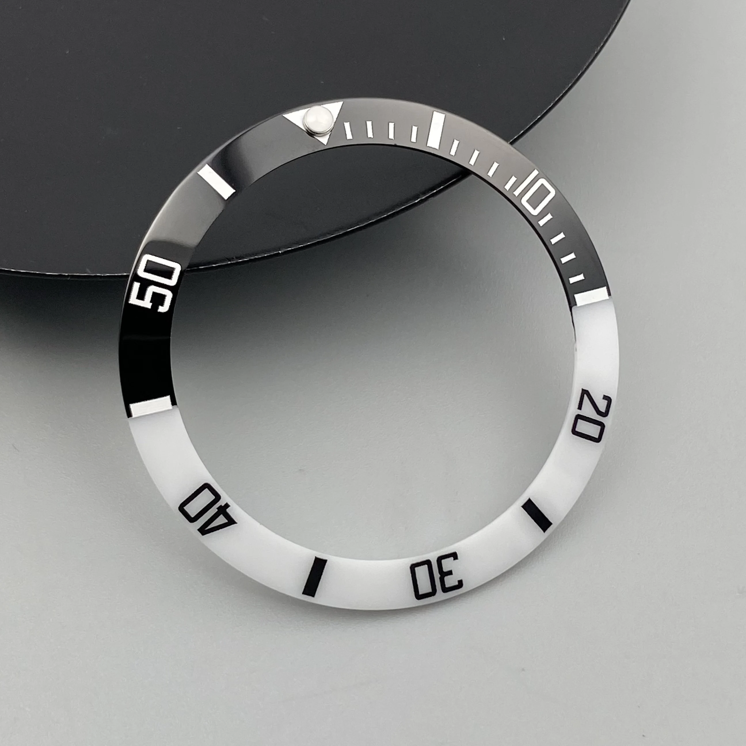 Ceramic & Aluminum Bezel GMT Diving Watch Insert for 40mm Watch Case Replacement