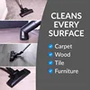 Prolux Tritan Bagged Canister Vacuum with HEPA Filtration and Complete Home Care Tool Kit 6
