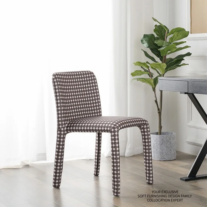 

Light HigH-end Modern Simple Home Dining Creative Polka Dot Chair