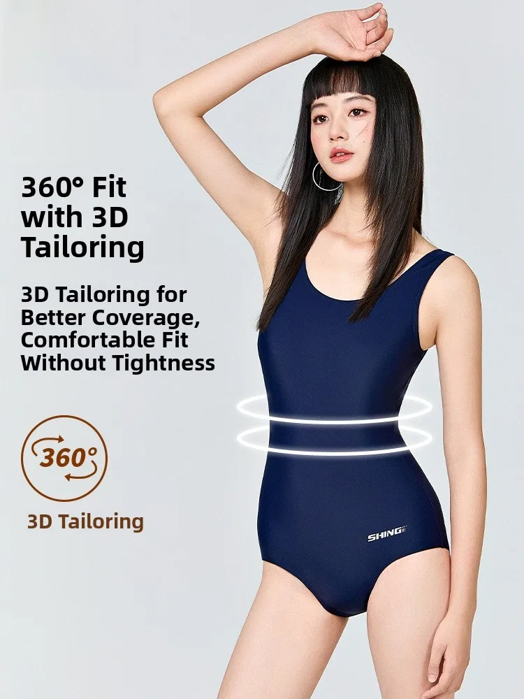 Women's One-Piece Swimsuit 2025 New Profional Training Thermal Spring  Gym Exclusive Speed Swimmingwear - 4