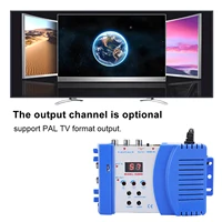 AV-RF преобразователь VHF/UHF цифровой HD-модулятор PAL Выход HDMI/AV Вход для ТВ HD HDMI-модулятор AV в RF Преобразование вилки европейского стандарта — изображение 4