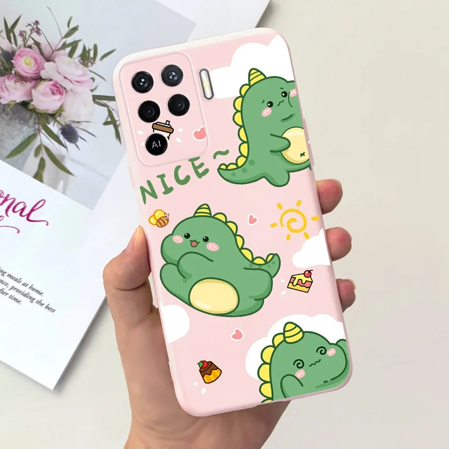 Cute Duck Dinosaur Slim Matte Phone Cover Case