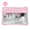 Toiletry Organizer Waterproof PVC Travel Cosmetic Portable Bag Transparent Zipper Storage bag  Female Wash Makeup Snacks Bag 6
