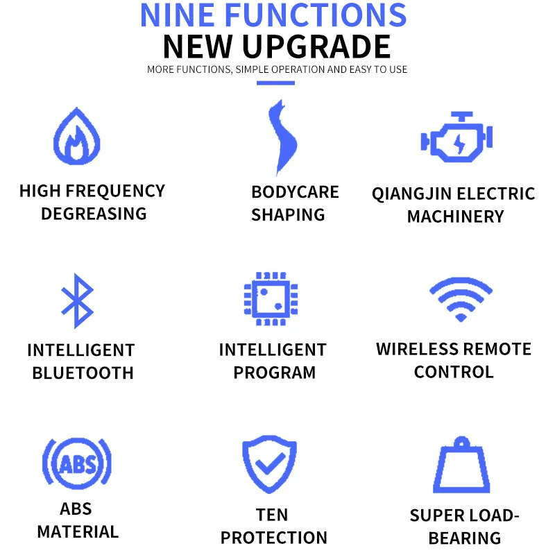 Intelligent Wireless Fat Rejection Machine Remote Control Household Shaking Sports Rhythm Lazy Vibration Fitness Equipment