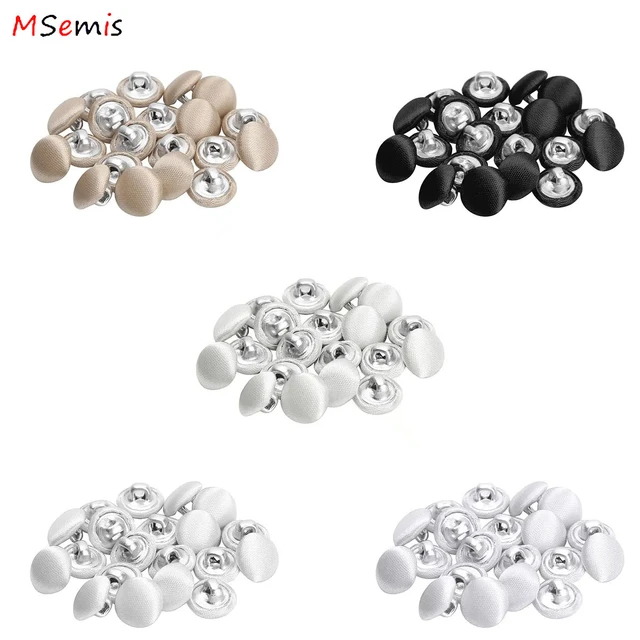 20Pcs Artificial Leather Covered Upholstery Buttons Garments Decor 25mm -  AliExpress