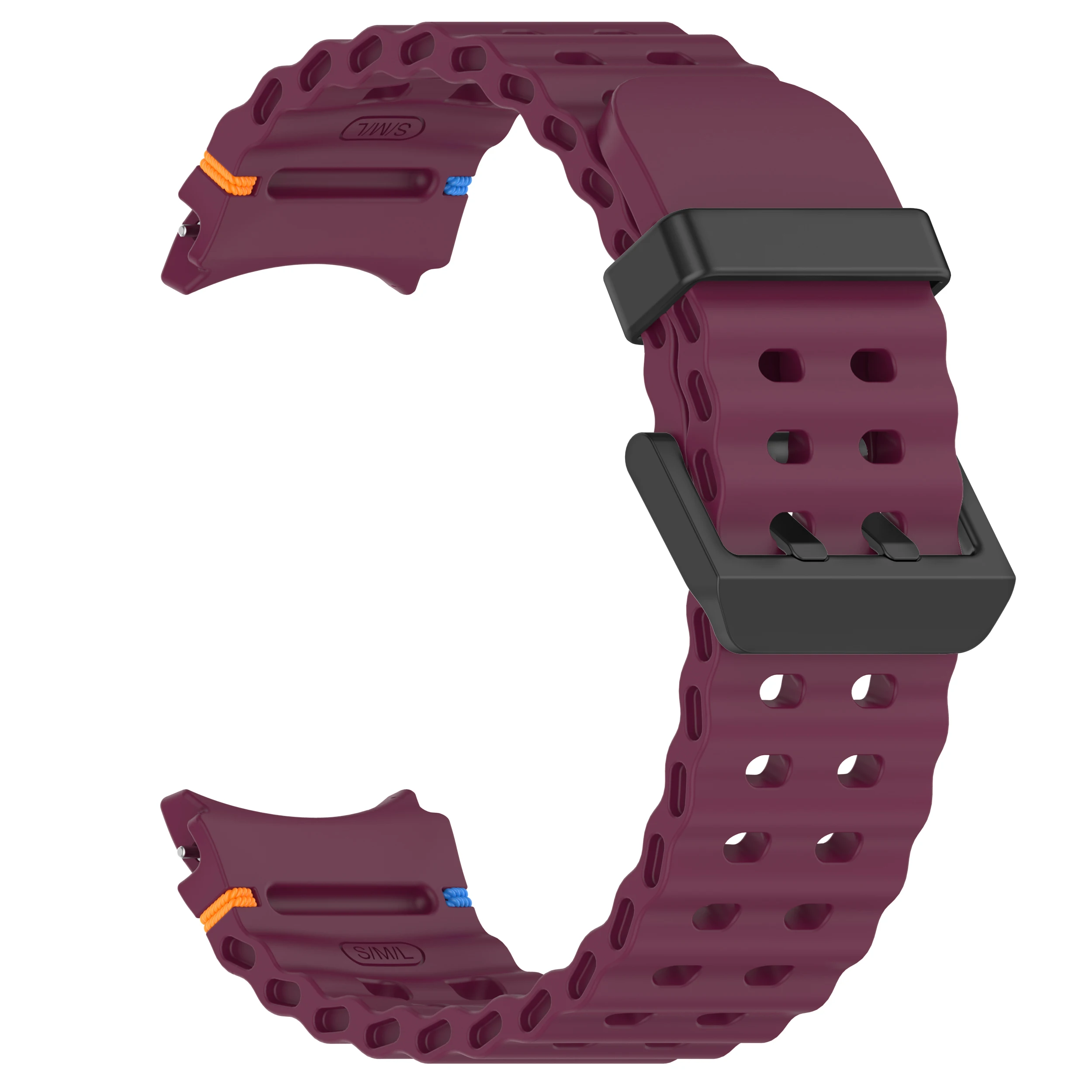 Seamless Silicone Watch Band - Versatile Smartwatch Strap