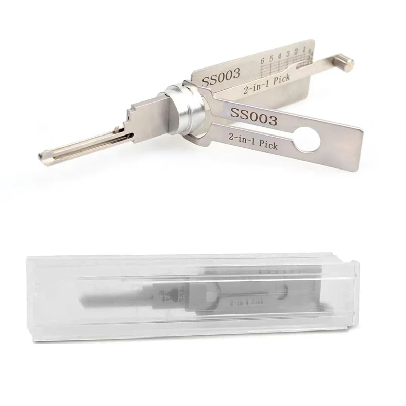 Lishi 2 in1 SS001 SS002 SS002R R52 KW1 KW5 SC1 SC4 SC20 M1/MS2 AM5 R52L Locksmith Tools for Home Door Civil Locks