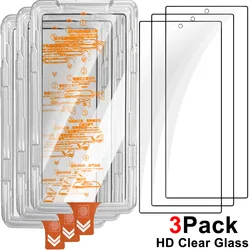 Privacy Tempered Glass Screen Protector with Easy Installation Kit - Multi - Pack - Z Fold 8 Ultra (3Pack HD Clear)
