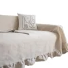 Elegant Multi Functional Couch Chair Cover Thick Retro American Factory Direct Supply Sofa Cover Plain Color Garden Flounces 5