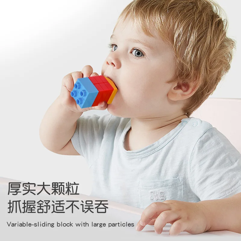 

Children'S Large Particle Building Block Assembly Toys Are Compatible With Puzzle And Versatile Slideway, Ball Bearing Intellige