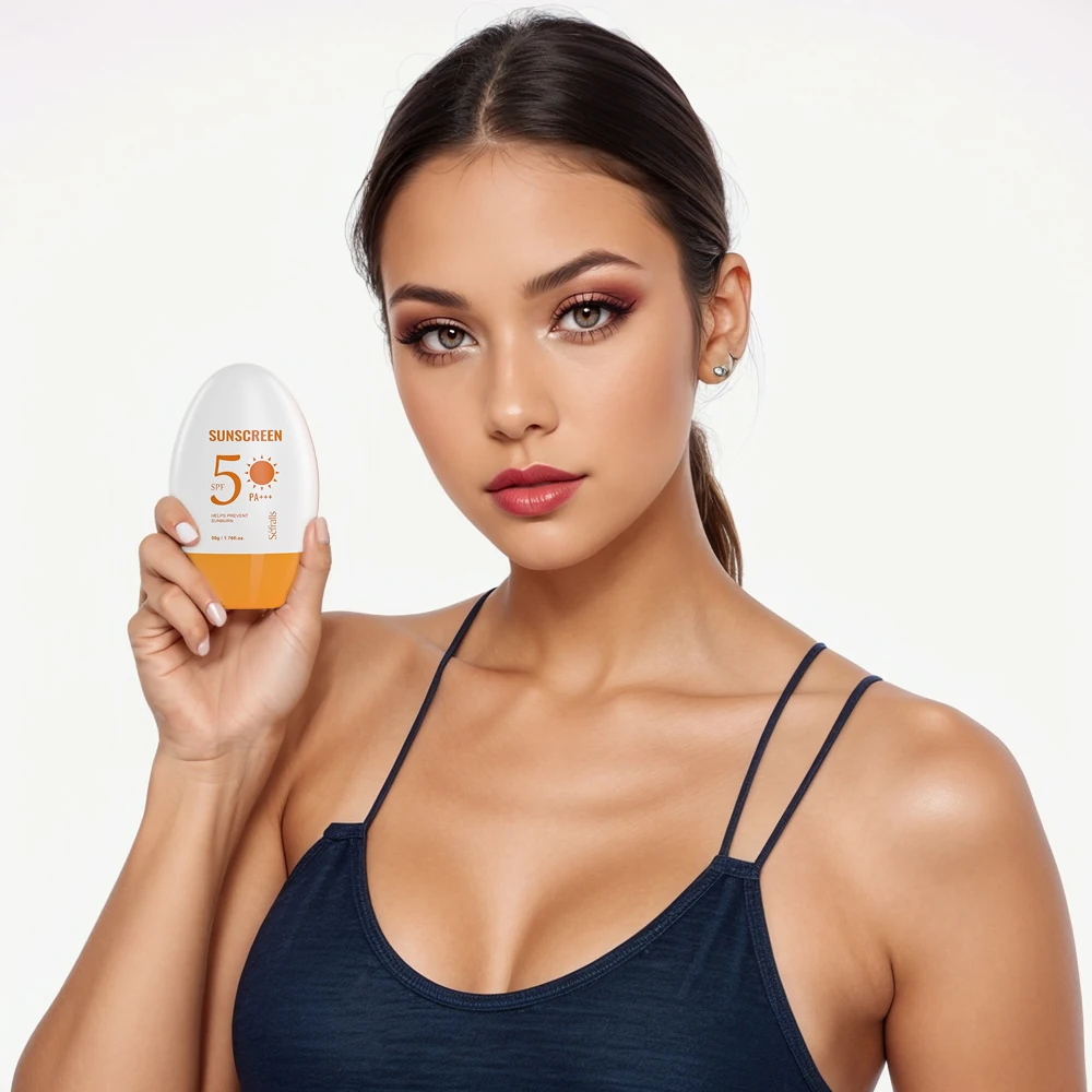 S&eacute;fralls SPF50 PA+++ Sunscreen 50g UV Protection Moisturizing Fast-Absorbing Refreshing Lotion for Face & Body sol de janeiro facial sunscreen cream