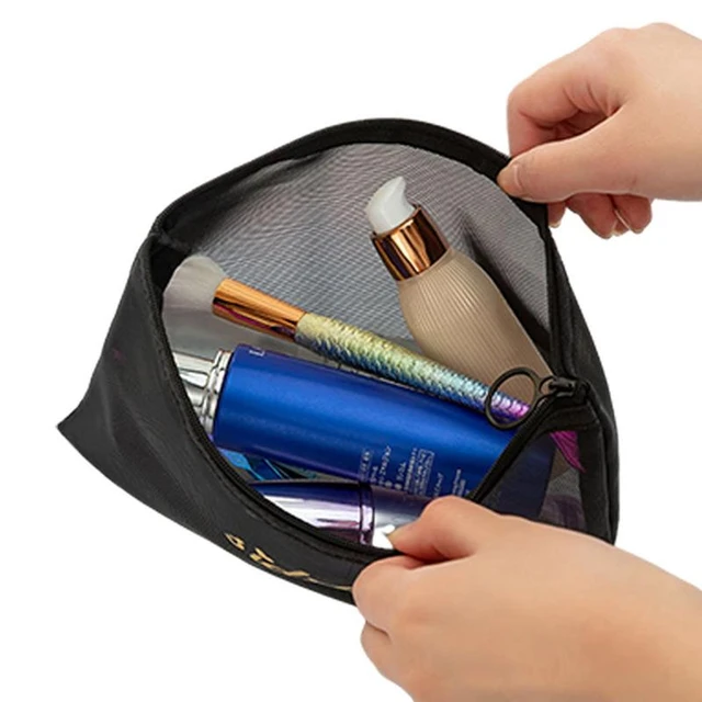 Makeup Travel Case Organizer Small  Travel Cosmetic Bag Makeup Case -  Women Black - Aliexpress