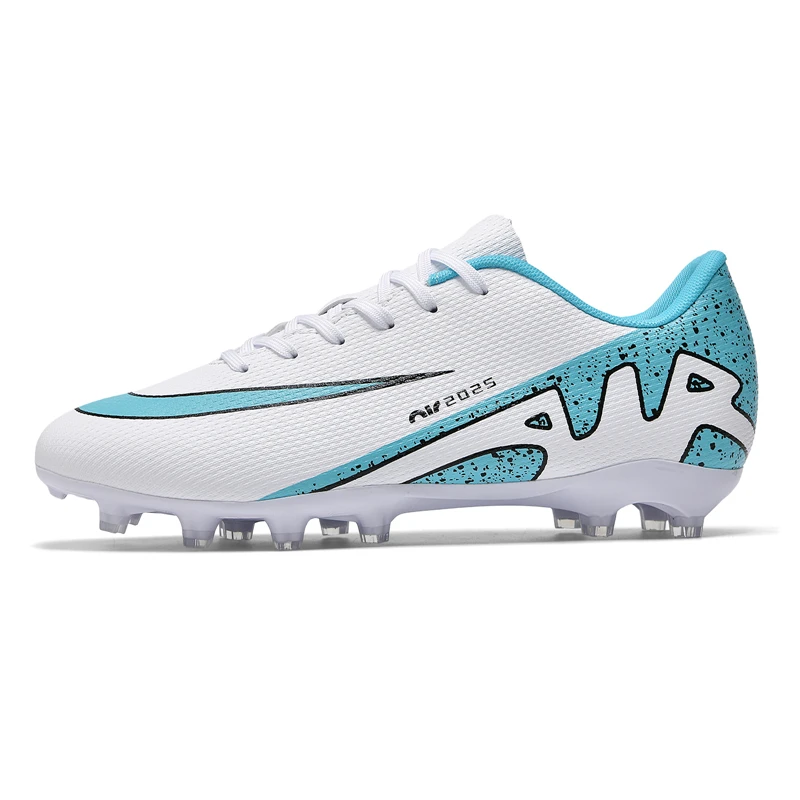 thumbnail image 1 of Botas de fútbol para hombre 2024, zapatos de fútbol de caña baja, cómodos, transpirables, TF/FG, zapatillas de entrenamiento antideslizantes para césped, calzado para exteriores, 1 of 5