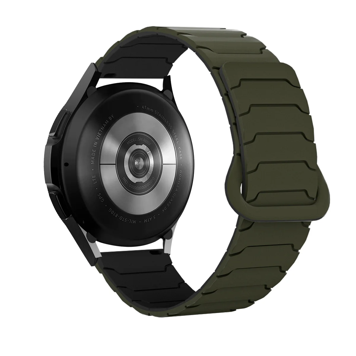 Universal Magnetic Silicone Strap – Ultimate Adjustable Bracelet Band, 22mm/20mm