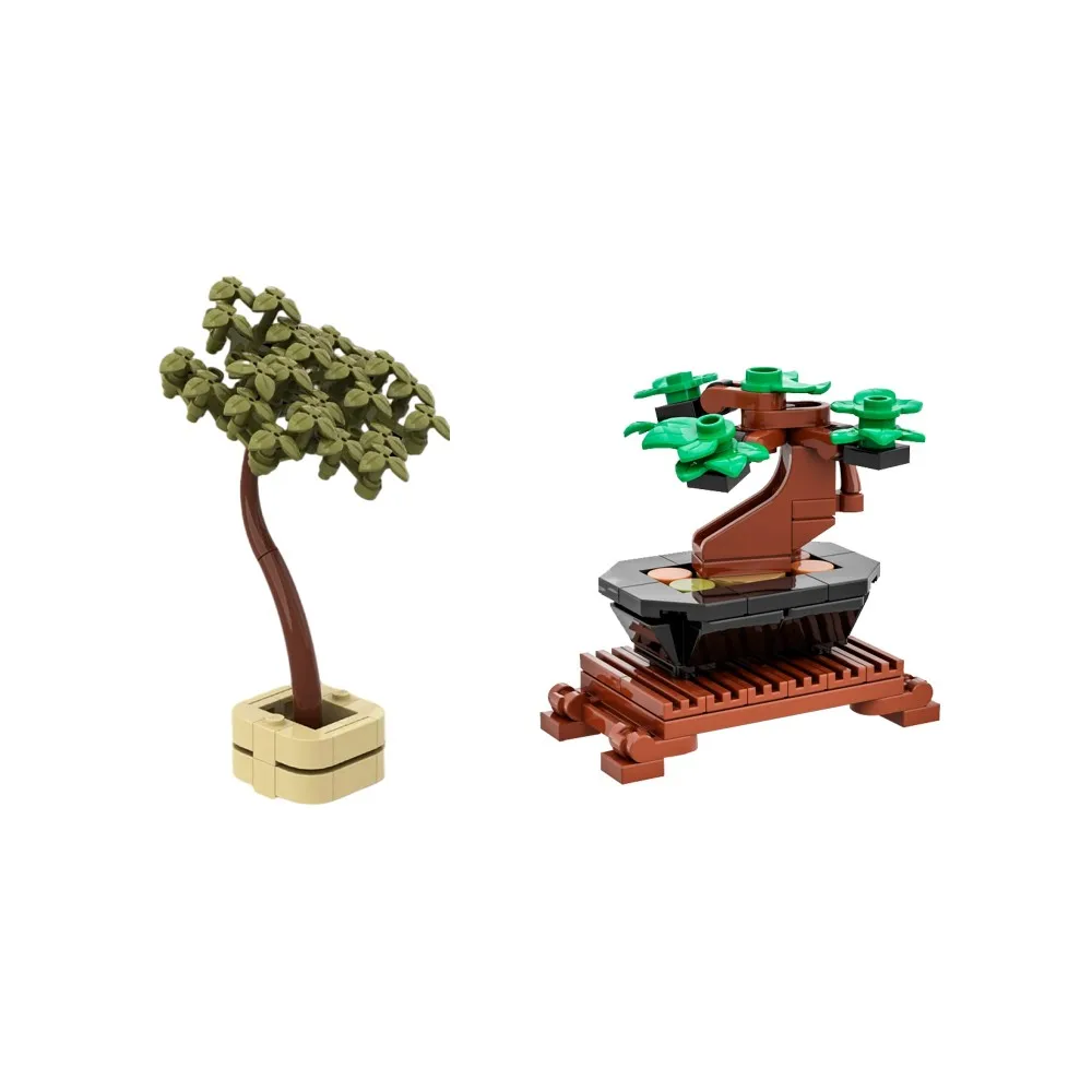 Moc Fai Da Te Piante In Vaso Bonsai Modello Di Albero Blocchi Di Costruzione Albero In Vaso Giardini Bonsai Albero Micro Bonsai Modello Mattoni Giocat