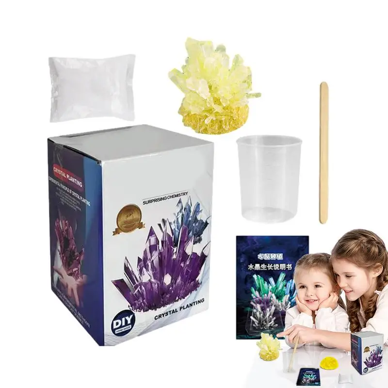 

Crystal Growing Science Kit Crystal Making Kit For Kids Crystal Growing Science Experiments Lab Toys Stem Project Toy