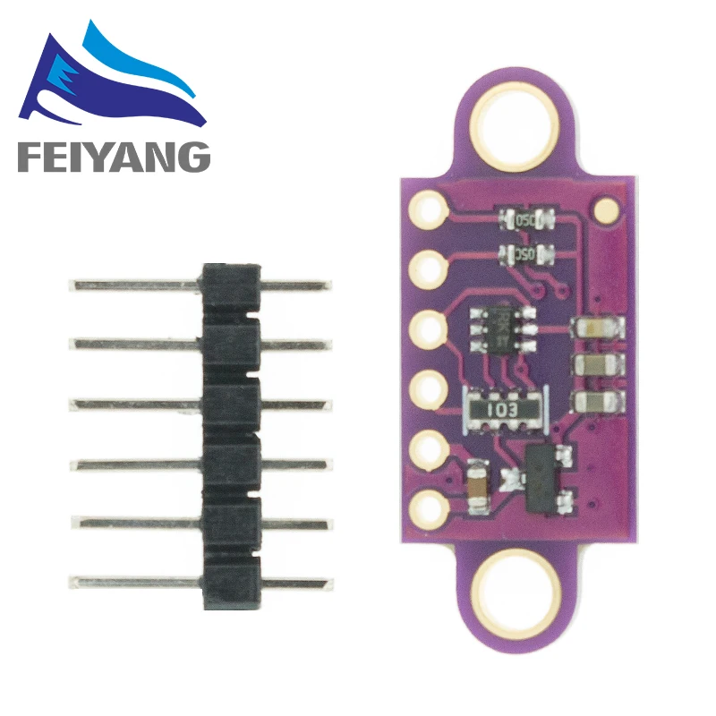 VL53L0X Time-of-Flight (ToF) Laser Ranging Sensor Breakout 940nm GY-VL53L0XV2 Laser Distance Module I2C IIC image 3