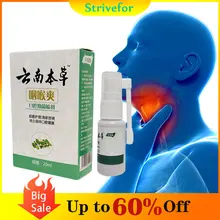 

1pc 20ml Throat Spray Effectively Relieve Sore Throat Anti Inflammation Natural Plant Herbal Extract Mouth Clean Spray E0006