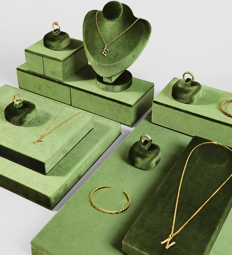 Yinbeini Jewelry Storage Sets Ring Earring Necklace Display Stand Pendant Bracelet Storage Stand TB009