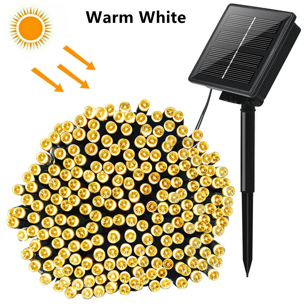 Enchanting LED Solar String Lights – 7m, 50 Waterproof Fairy Lights with 8 Twinkling Modes