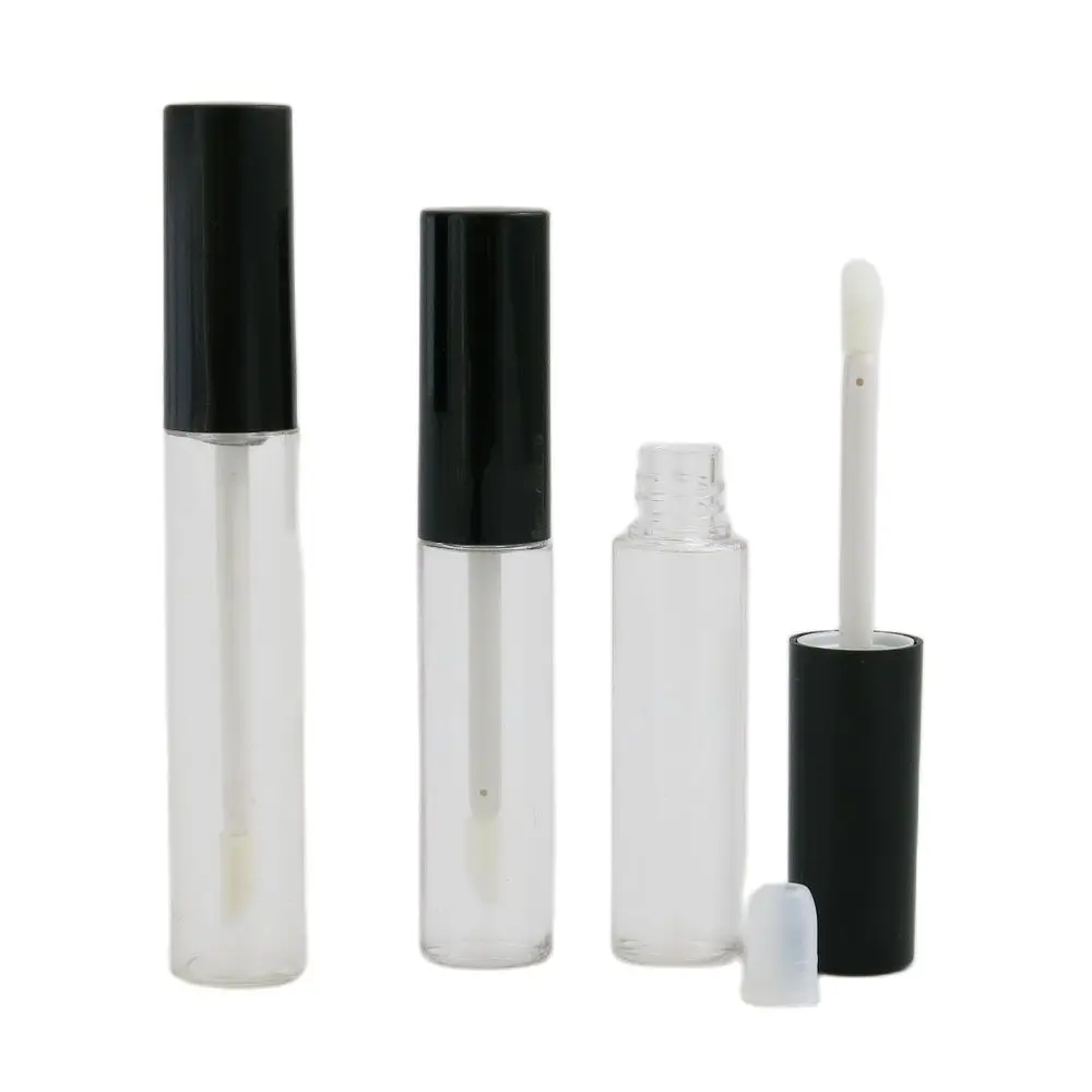 

500Pcs Clear Empty LIP BALM Tubes Containers Transparent Mini Lipstick 8ml 10ml + Caps