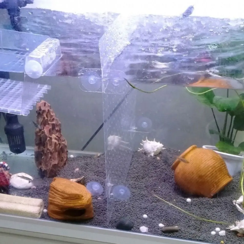 Aquarium Divider Board Acrylic Fish Tank Isolation Plate Bendable Cuttable 3mm Hole 1mm Thickness