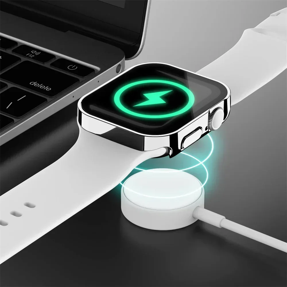 Premium Tempered Glass Protective Cover for Apple Watch - Durable Screen Shield & Band Accessory