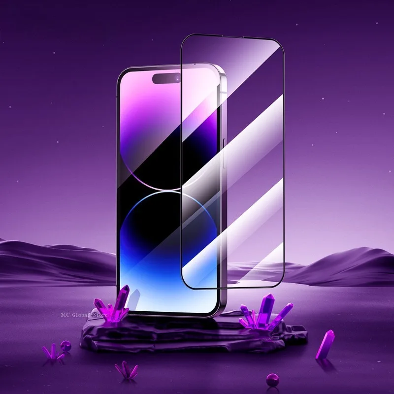 

Закаленное стекло 9D для IPhone, защитная пленка для экрана IPhone 11, 15 Pro Max, 12, 13 Mini Pro, 14 Pro, 7, 8Plus, XR, XS Max, 2 шт.