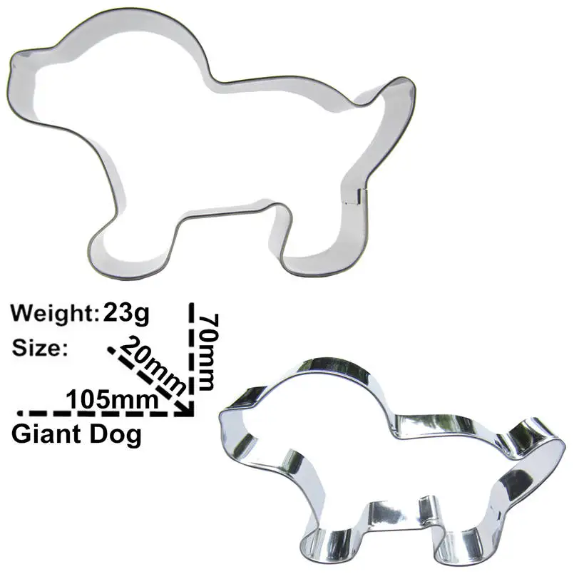 Cartoon animal shape stainless steel biscuit cutter biscuit embossing embossing machine syrup cake chocolate baking mold cookie cutter baking mold baking decorating tools